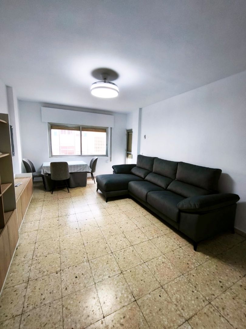 Living room of Flat for sale in Cáceres Capital  with Private garden, Furnished and Balcony