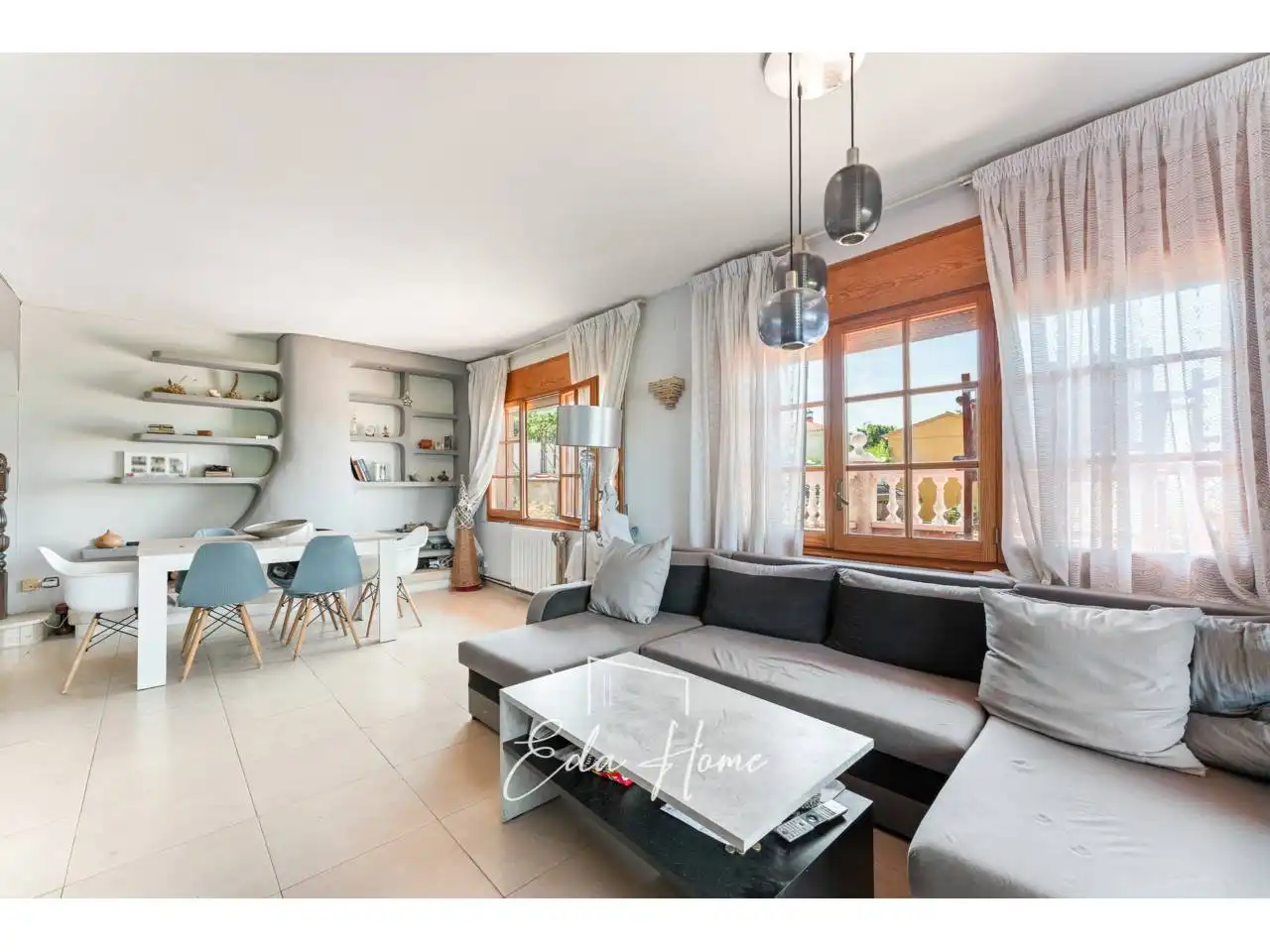 Living room of Houses for sale in Cunit  with Private garden, Terrace and Furnished