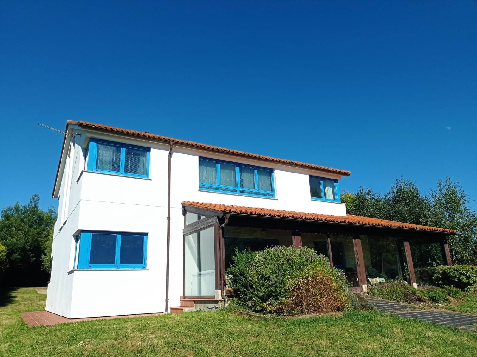 Vista exterior de Casa o chalet en venta en Miño con Calefacción, Parquet y Trastero