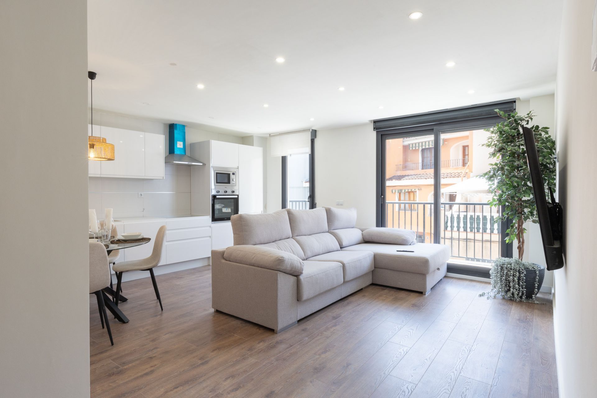 Sala de estar de Piso en venta en Alberic con Aire acondicionado y Calefacción