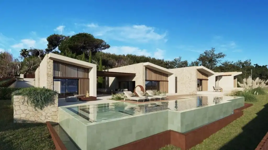Vista exterior de Casa o xalet en venda en Alcúdia amb Aire condicionat, Jardí privat i Piscina