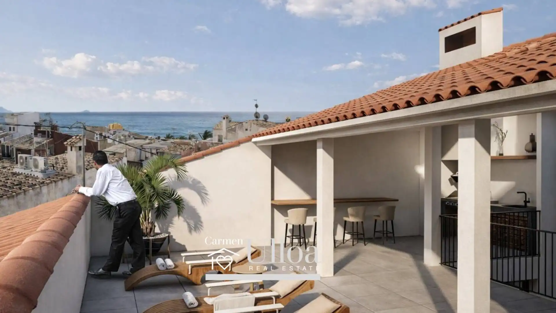 Terrassa de Planta baixa en venda en Villajoyosa / La Vila Joiosa amb Jardí privat, Terrassa i Balcó