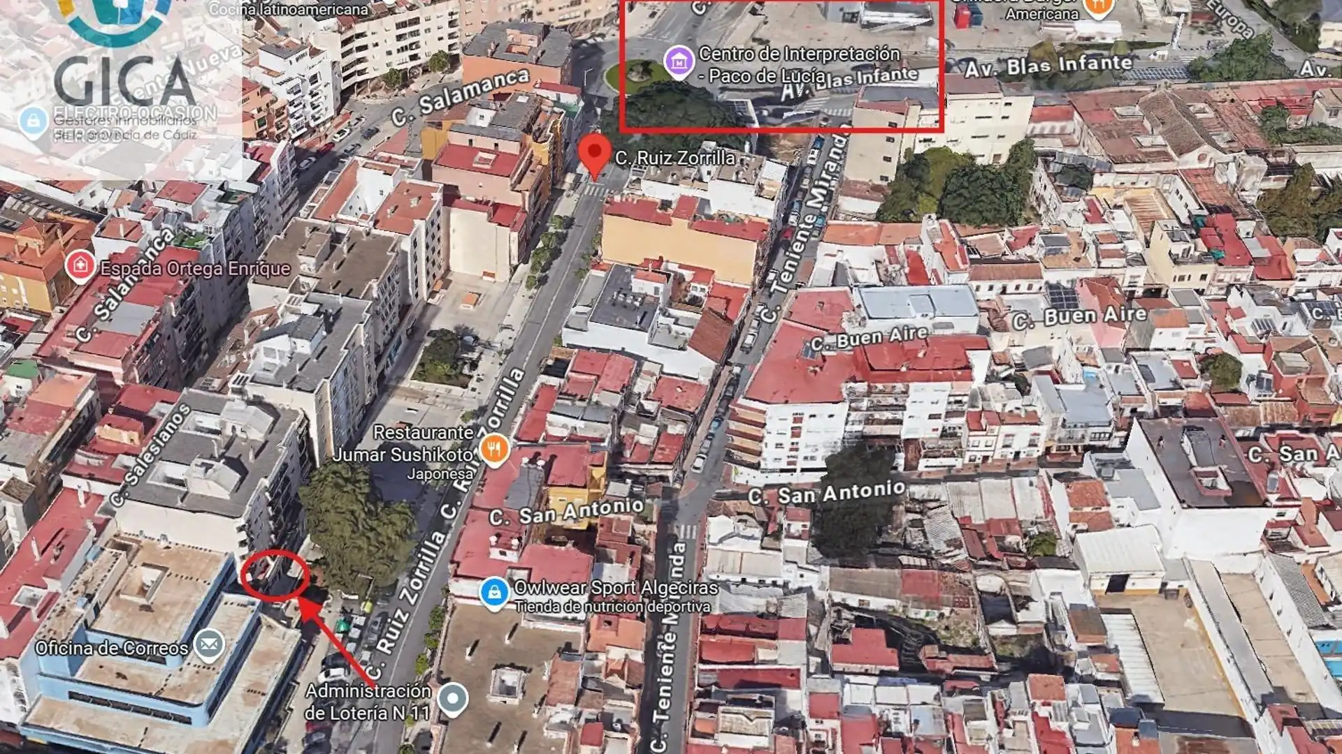 Exterior view of Premises for sale in Algeciras  with Air Conditioner