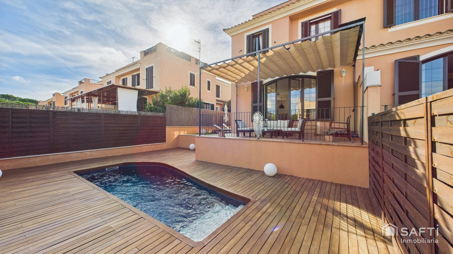 Swimming pool of House or chalet for sale in Llucmajor  with Air Conditioner, Heating and Terrace