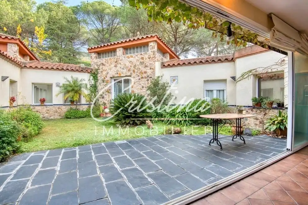 Terraza de Casa o chalet en venta en Santa Cristina d'Aro con Calefacción, Jardín privado y Terraza