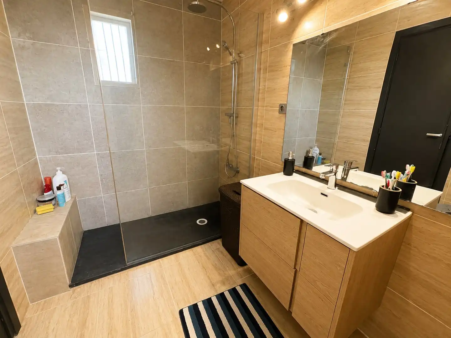 Bathroom of Houses for sale in Santa Susanna  with Air Conditioner, Heating and Private garden