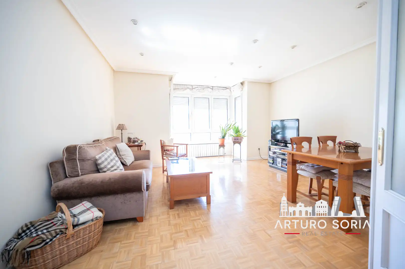 Sala de estar de Piso en venta en Madrid con Aire acondicionado, Calefacción y Parquet