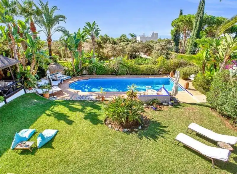 Jardí de Casa o xalet de lloguer en Marbella amb Aire condicionat, Jardí privat i Terrassa