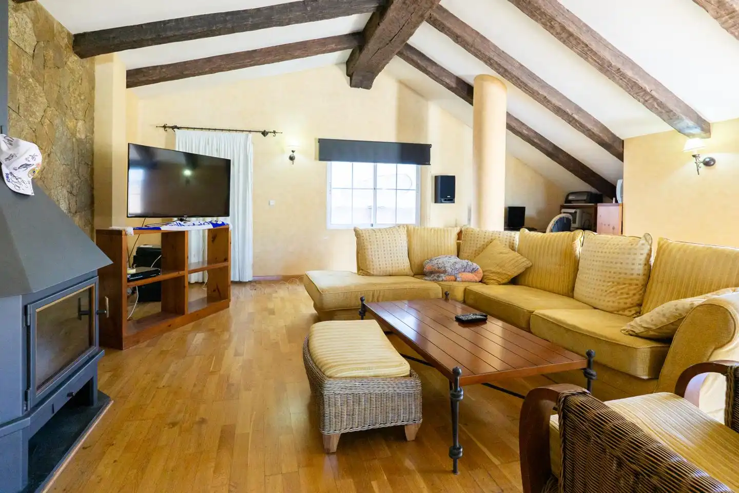 Sala de estar de Casa o chalet en venta en Cox con Aire acondicionado, Jardín privado y Parquet