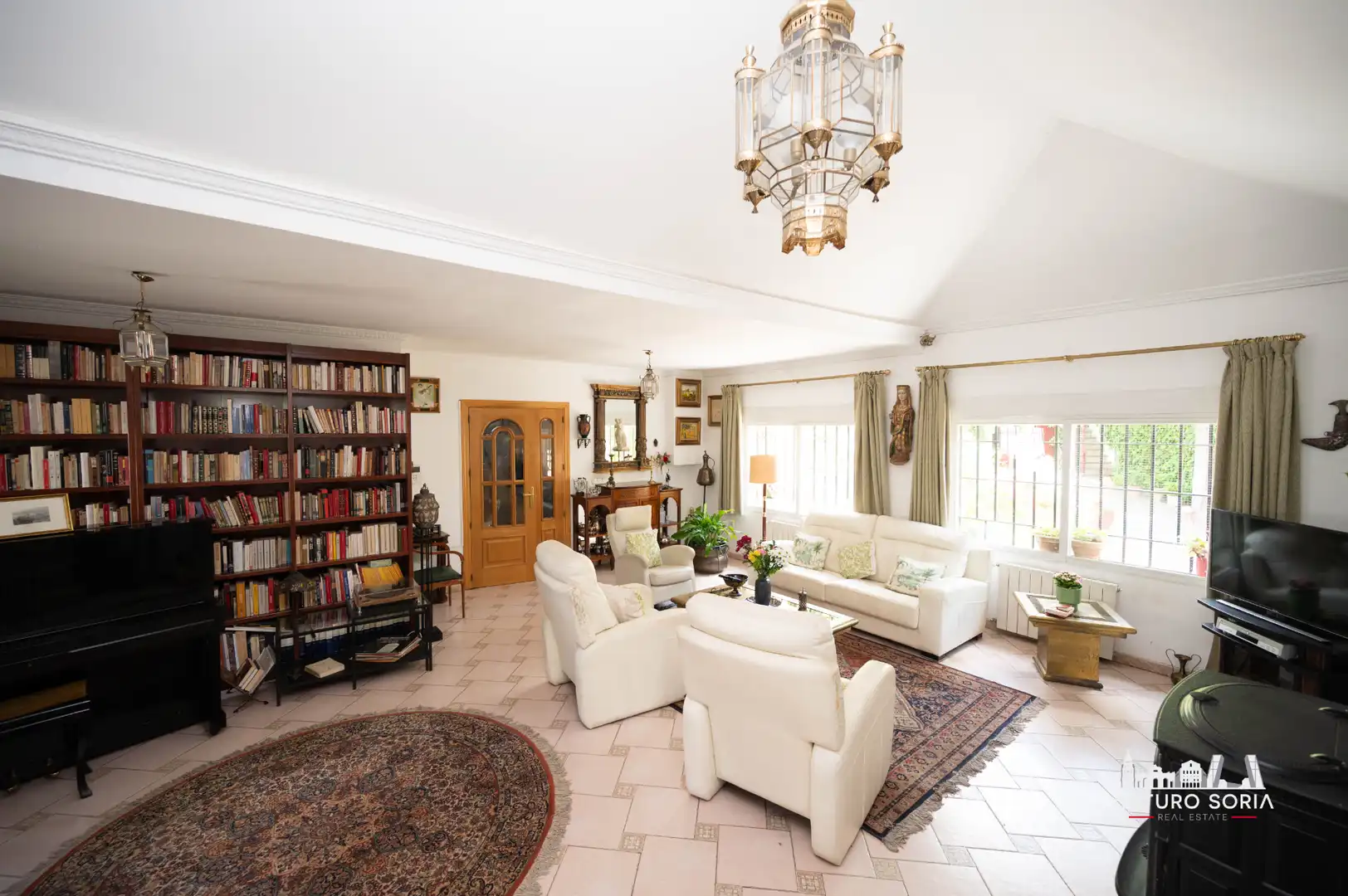 Sala de estar de Casa o chalet en venta en Madrid con Calefacción y Jardín privado