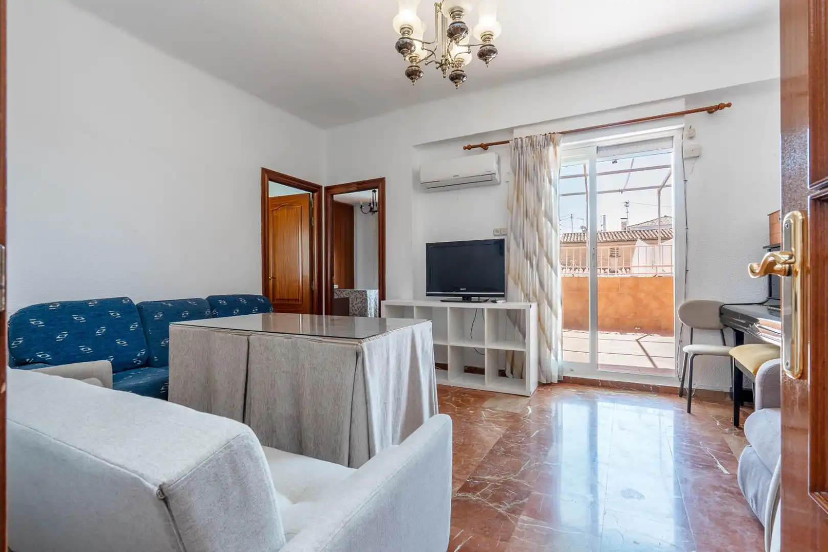 Living room of Attic for sale in Granada  with Air Conditioner, Terrace and Balcony