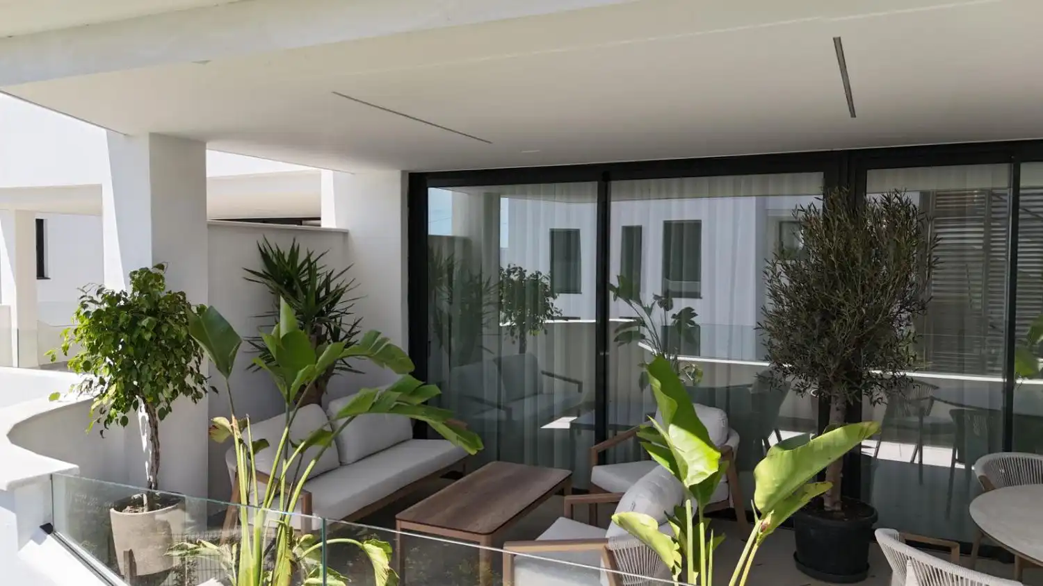 Terrace of Flat for sale in Estepona  with Air Conditioner, Heating and Terrace