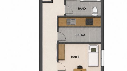 Foto 4 de Habitació a Calle Agustina de Aragón, 21, Fígares, Granada Capital