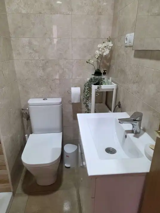 Baño de Piso de alquiler en Málaga con Amueblado