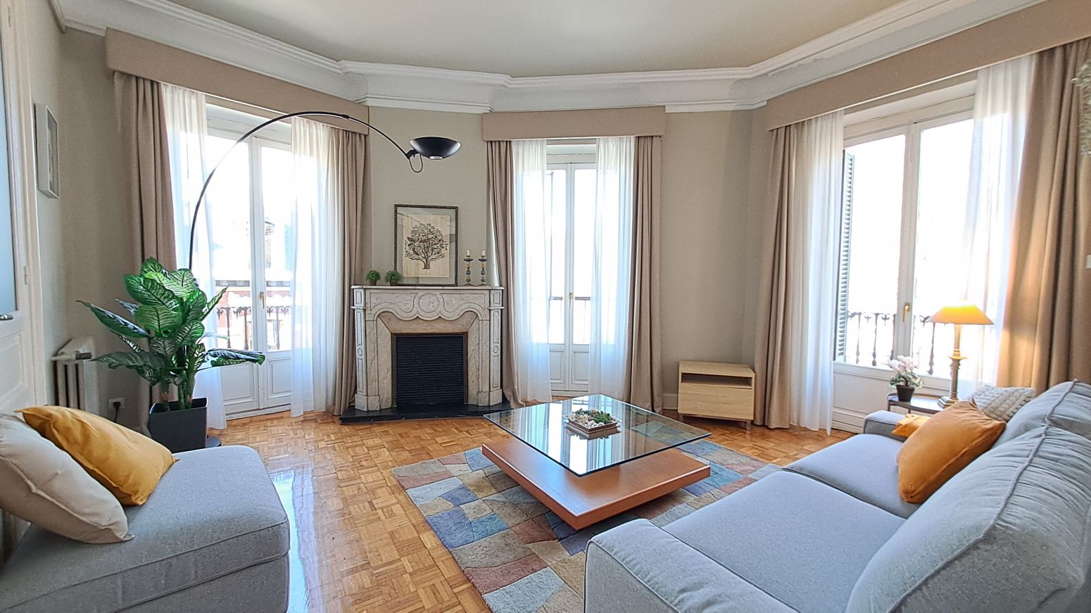 Living room of Flat to rent in  Pamplona / Iruña  with Heating and Balcony