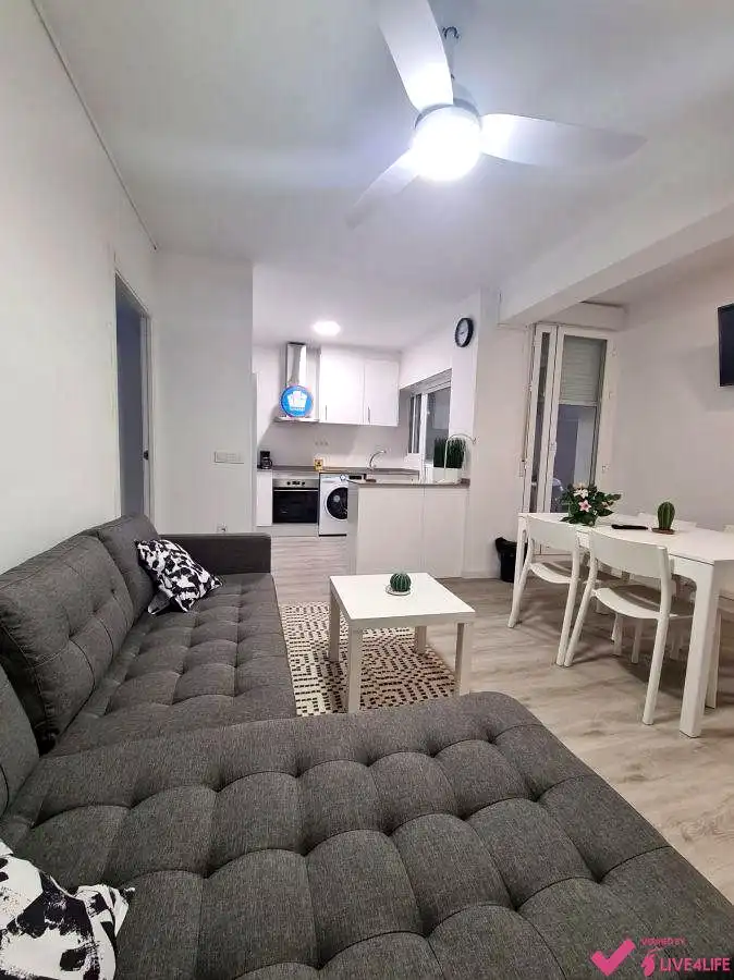 Cocina de Piso de alquiler en Valencia con Terraza y Amueblado
