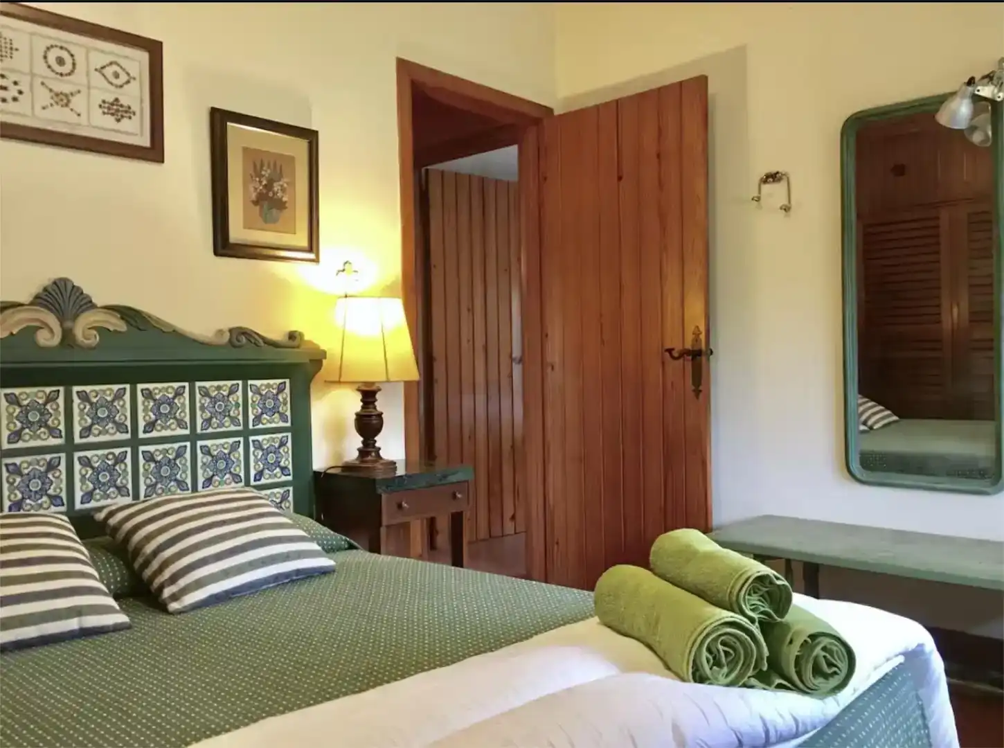 Bedroom of Houses for sale in Ares  with Private garden, Storage room and Swimming Pool