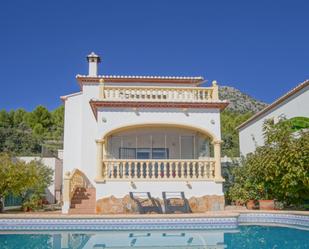 Exterior view of House or chalet for sale in Sagra  with Swimming Pool