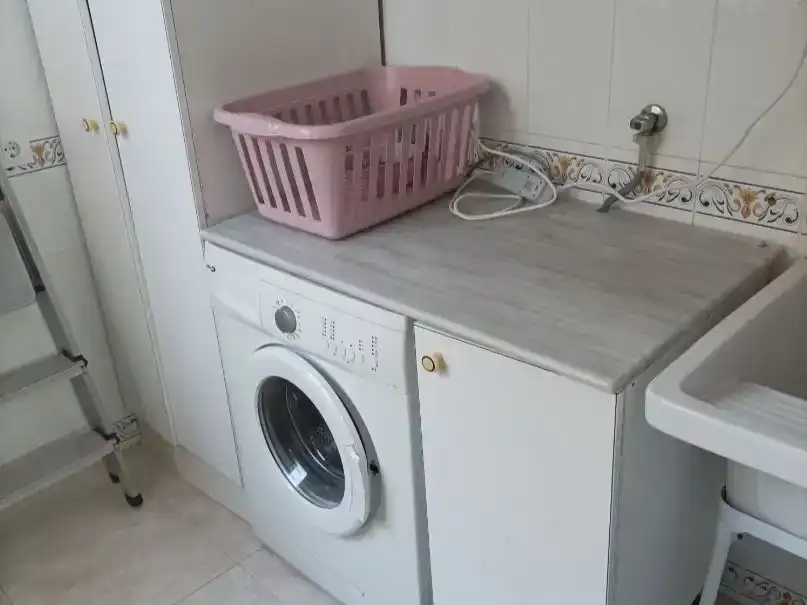 Cuina de Pis de lloguer en Mazarrón amb Aire condicionat i Moblat