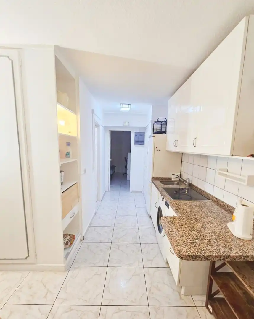 Kitchen of Flat for sale in Puerto de la Cruz  with Heating, Terrace and Furnished
