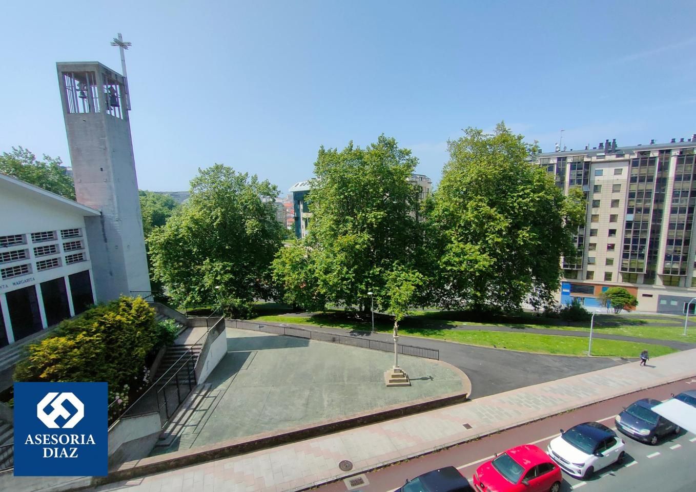 Vista exterior de Pis en venda en A Coruña Capital 