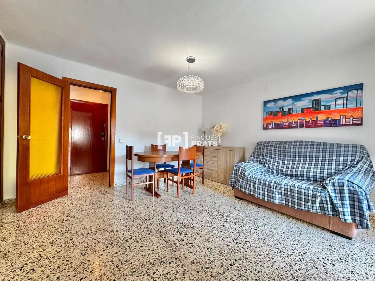 Sala d'estar de Dúplex en venda en Lleida amb Calefacció, Terrassa i Moblat