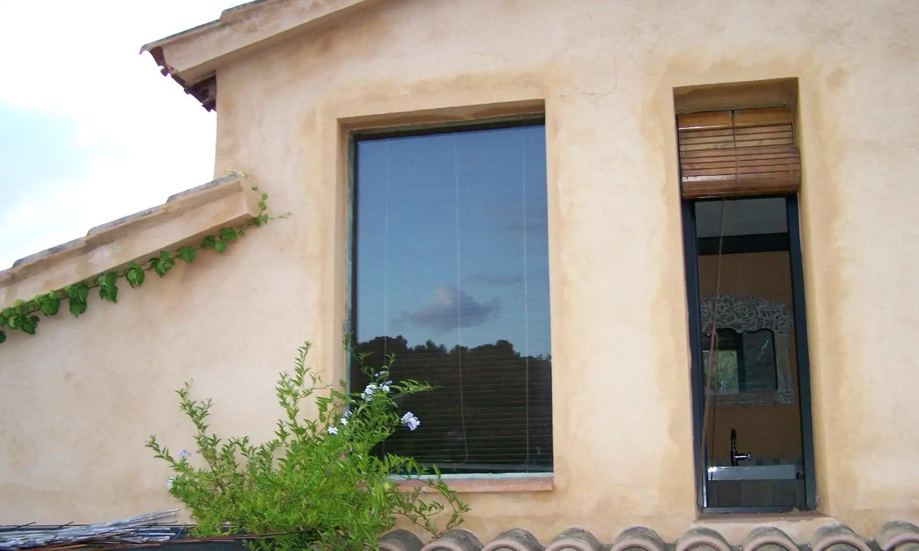 Vista exterior de Casa o chalet en venta en Calera de León con Jardín privado, Terraza y Amueblado