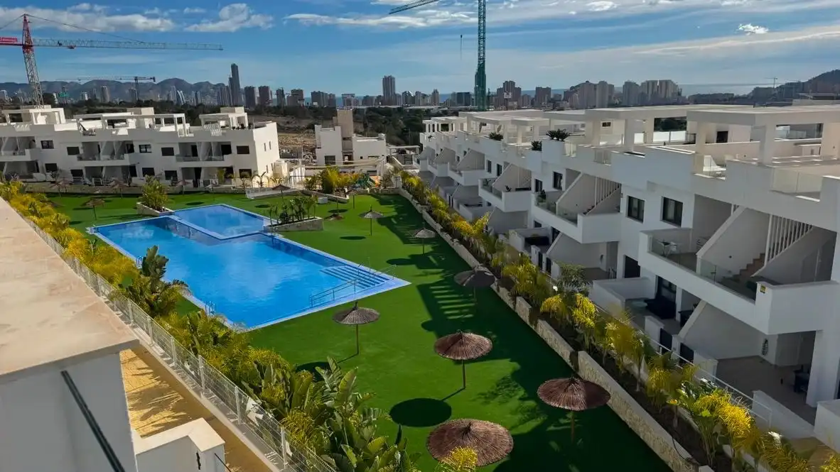 Duplex avec piscine à louer à Balcón de Finestrat - Terra Marina