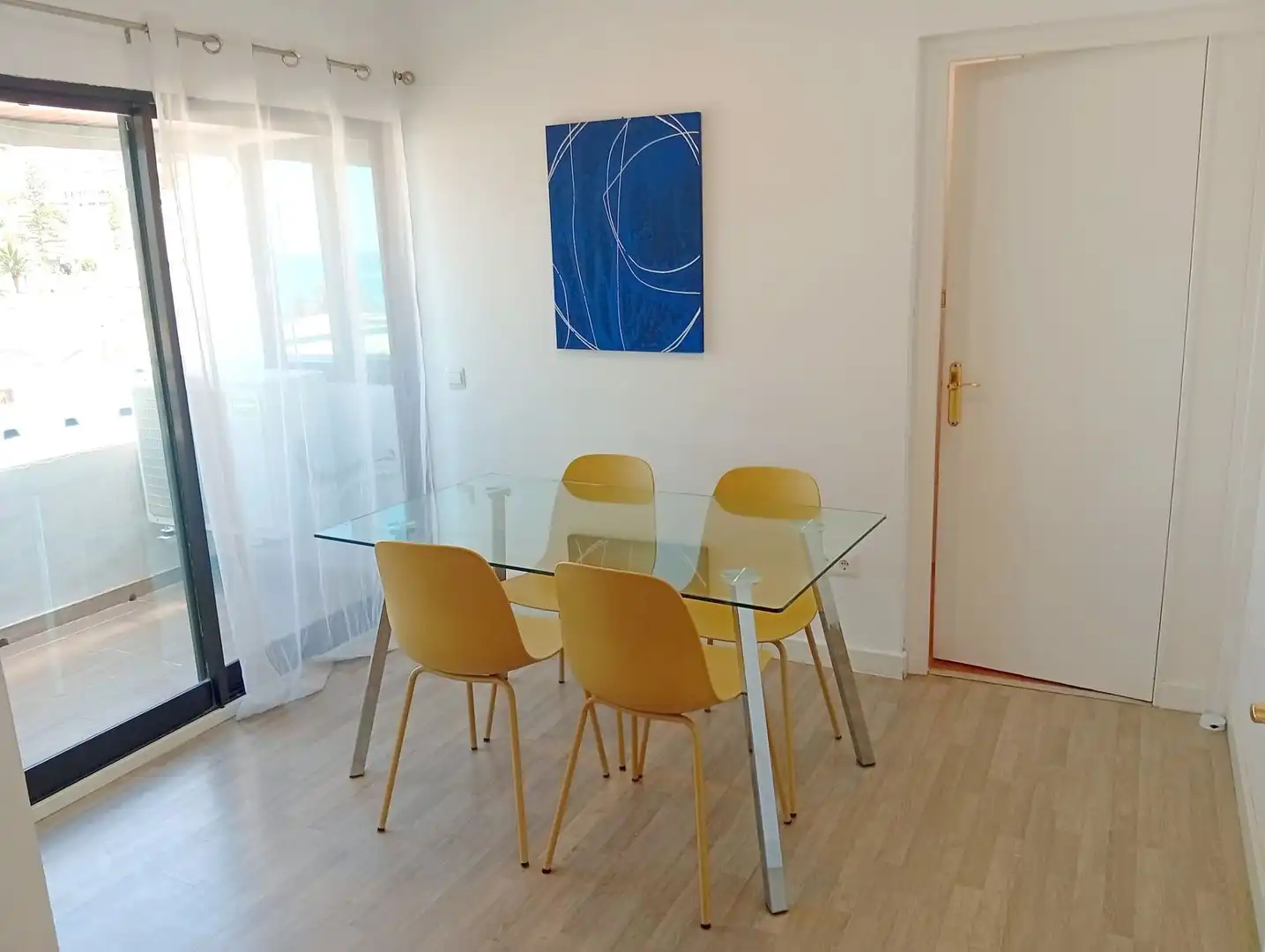 Dining room of Flat for rent in Málaga  with Air Conditioner, Terrace and Furnished