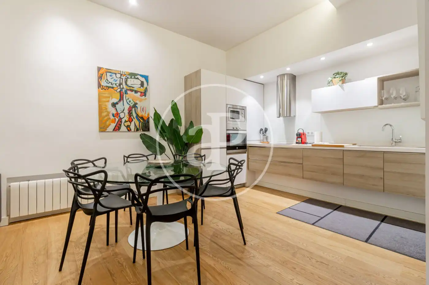 Küche von Wohnung zur Miete in Madrid mit Klimaanlage, Heizung und Möbliert