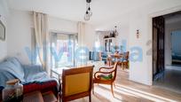 Living room of Flat for sale in  Madrid Capital  with Heating, Terrace and Furnished