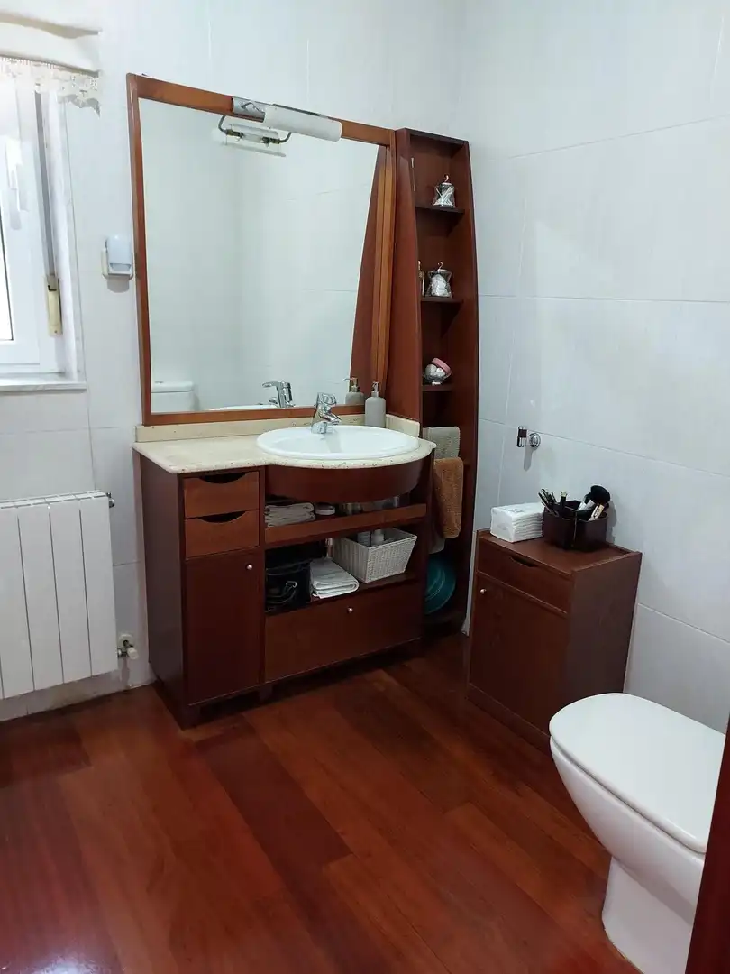 Bathroom of Houses for sale in Castrillón  with Heating, Private garden and Parquet flooring