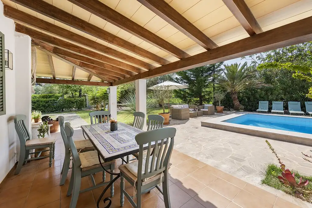 Terrassa de Finca rústica en venda en Pollença amb Aire condicionat, Jardí privat i Terrassa