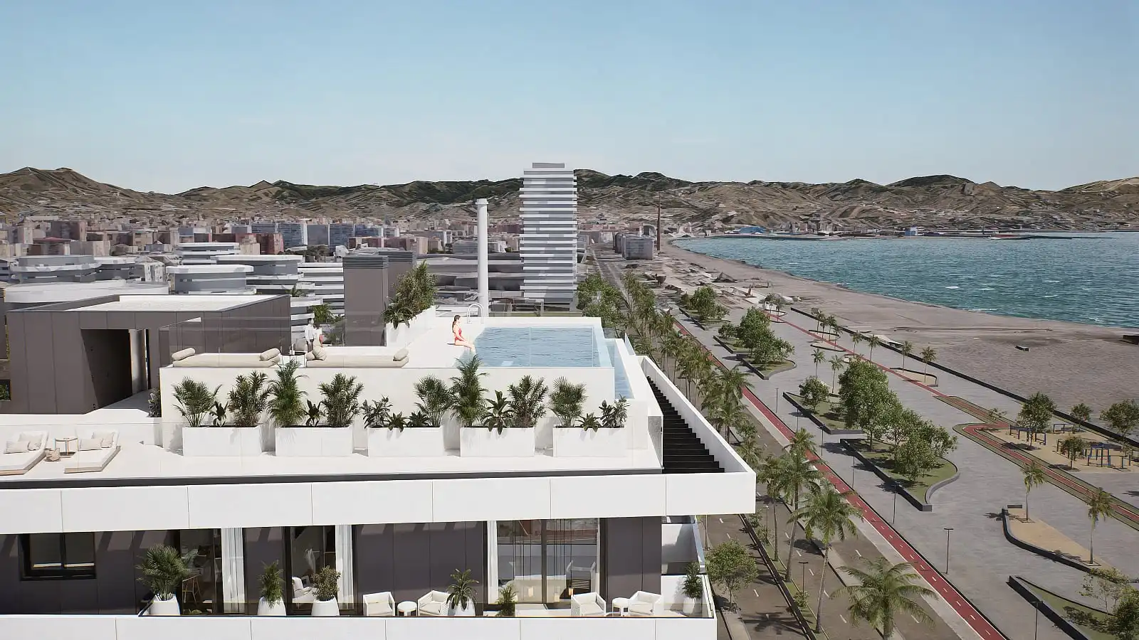 Exterior view of Apartments for sale in Málaga  with Air Conditioner, Terrace and Storage room