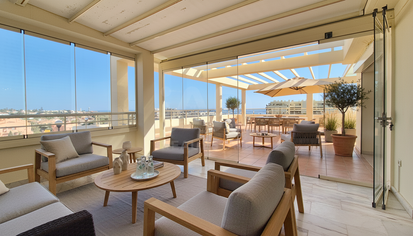 Terrassa de Àtic en venda en Mijas amb Aire condicionat, Calefacció i Terrassa