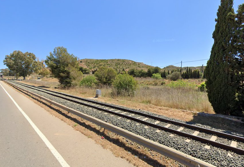 Vista exterior de Nave industrial en venta en Cartagena