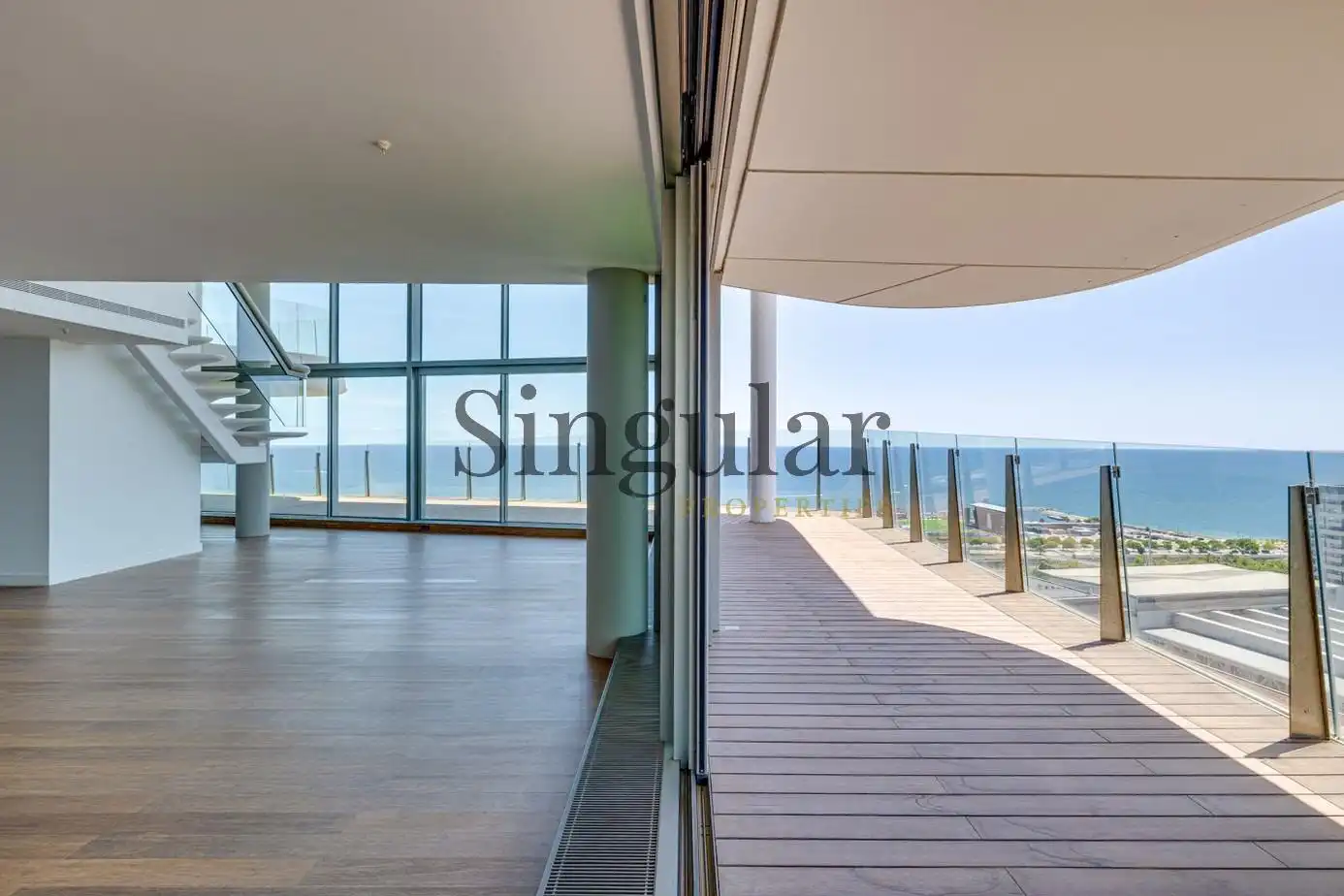 Terrace of Duplexes for sale in Barcelona  with Heating, Parquet flooring and Terrace