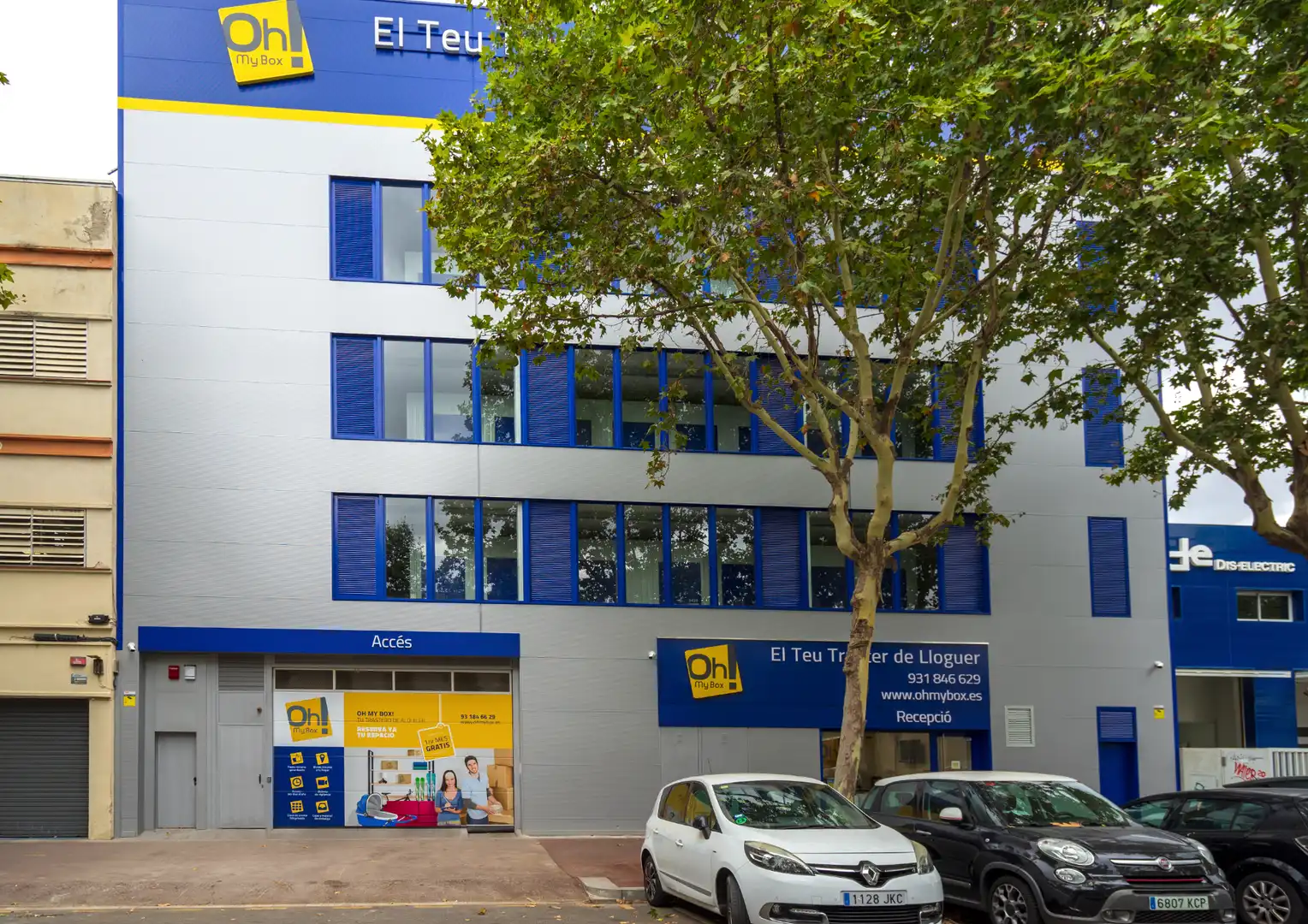 Vista exterior de Trastero de alquiler en Barcelona con Alarma