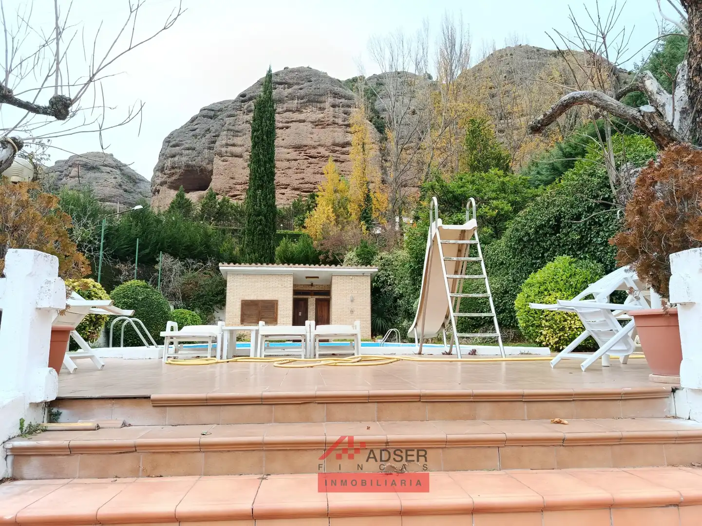 Swimming pool of Houses for sale in Nalda  with Private garden, Storage room and Swimming Pool