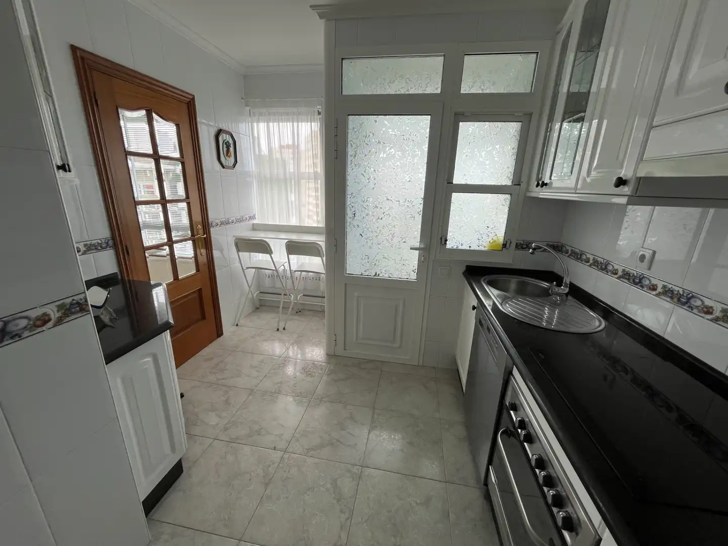 Küche von Wohnung zur Miete in Ferrol mit Heizung, Möbliert und Ofen