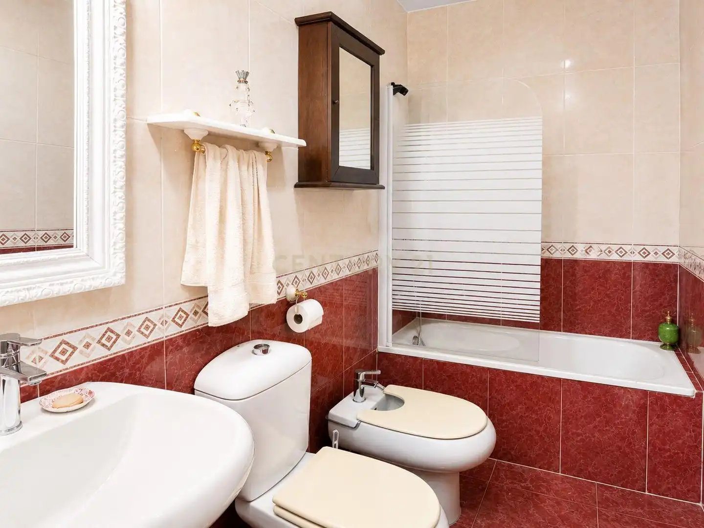 Bany de Apartament de lloguer en Valencia amb Aire condicionat