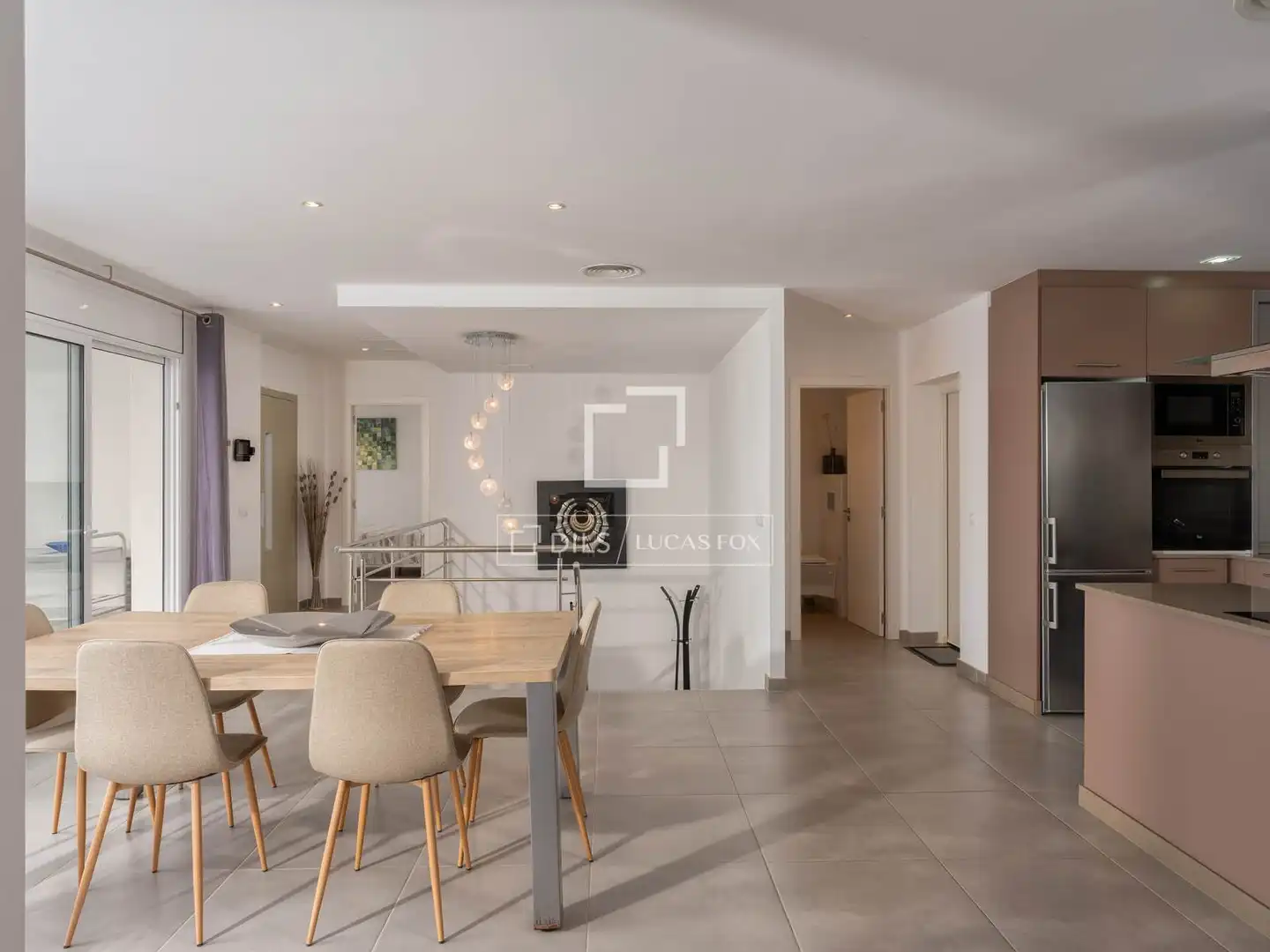 Dining room of Houses for sale in Roses  with Air Conditioner, Heating and Terrace