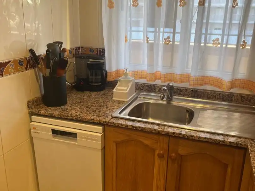 Kitchen of Flat for sale in Oropesa del Mar / Orpesa  with Air Conditioner, Terrace and Swimming Pool