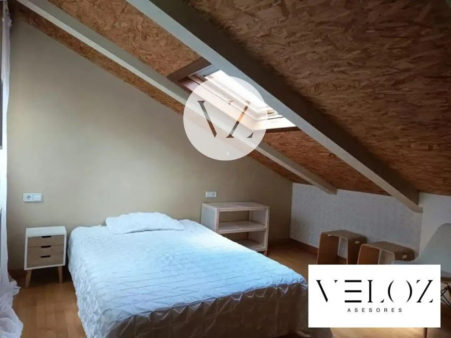 Schlafzimmer von Maisonette zur Miete in Salamanca mit Heizung und Waschmaschine