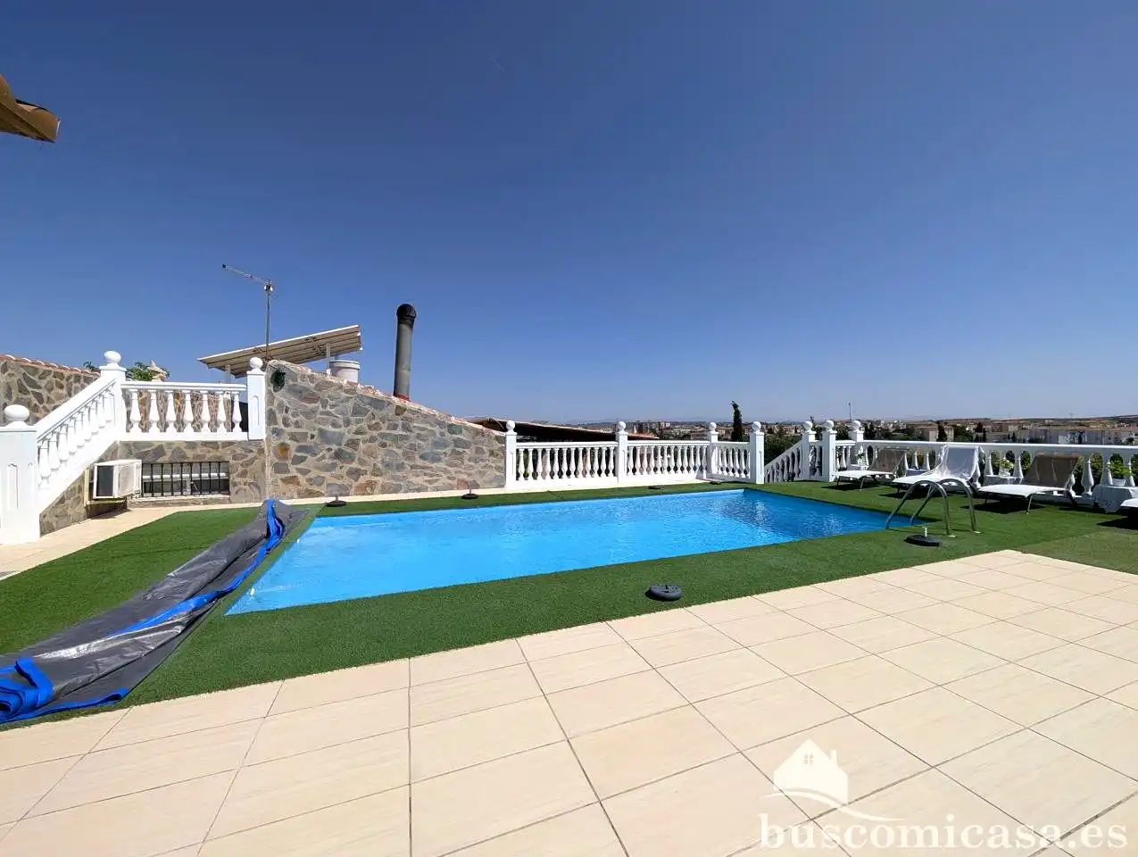 Piscina de Finca rústica en venda en Linares amb Aire condicionat, Jardí privat i Terrassa