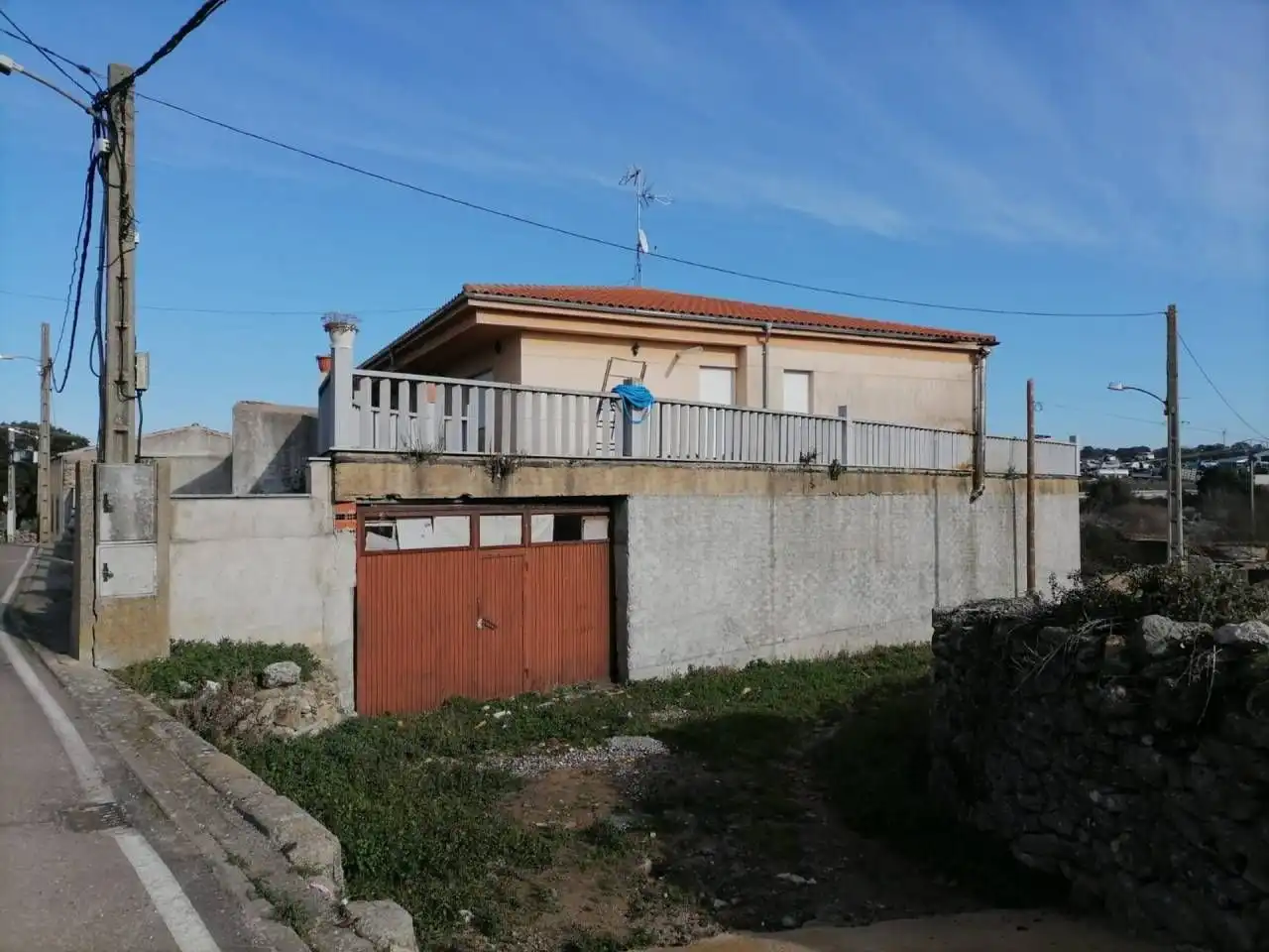 Exterior view of Houses for sale in Fuentes de Oñoro  with Air Conditioner, Terrace and Swimming Pool