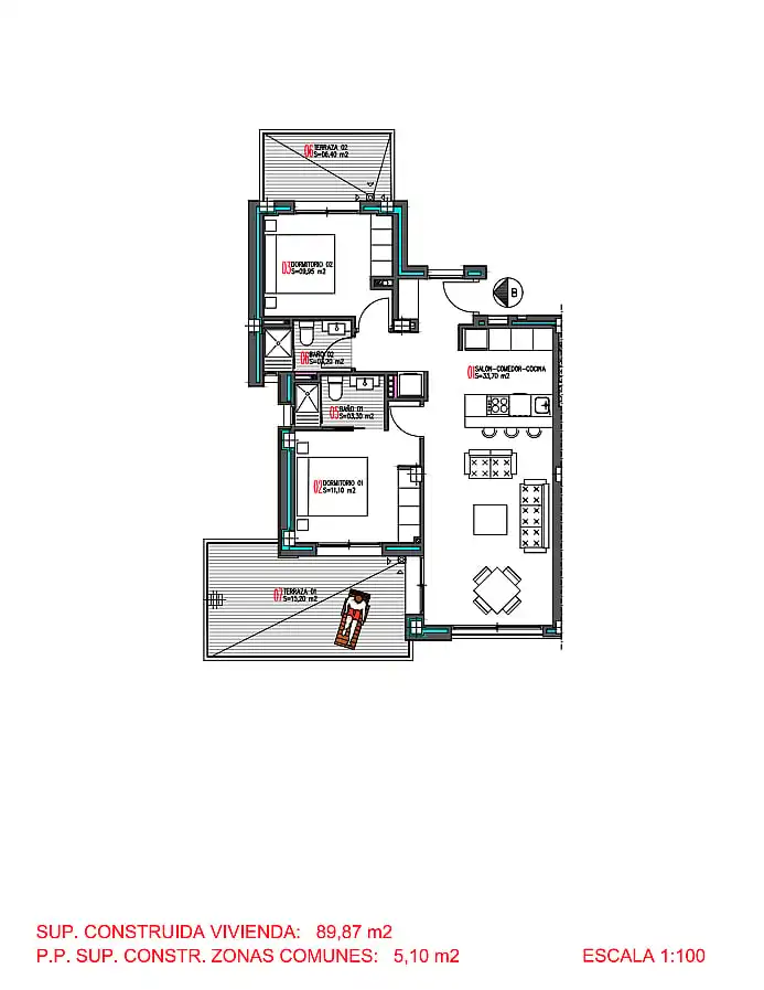 Apartamento con terraza en venta en Nueva Torrevieja - Aguas Nuevas, imagen 16