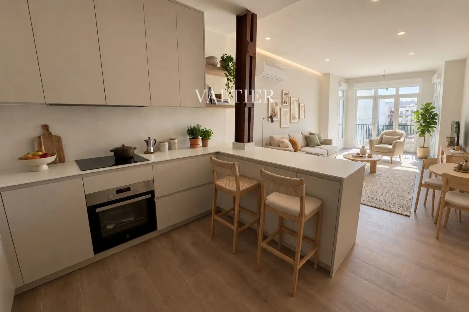 Cocina de Piso de alquiler en Chamberí