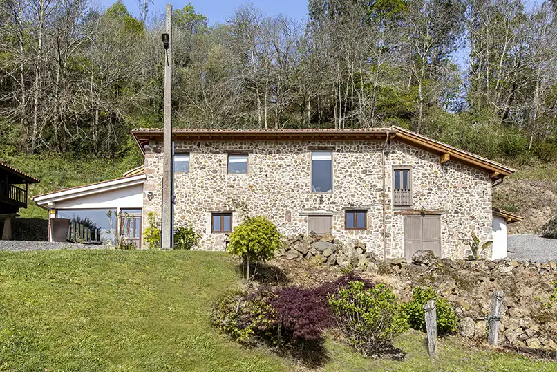 Vista exterior de Casa o chalet en venta en Cabranes con Calefacción, Jardín privado y Terraza