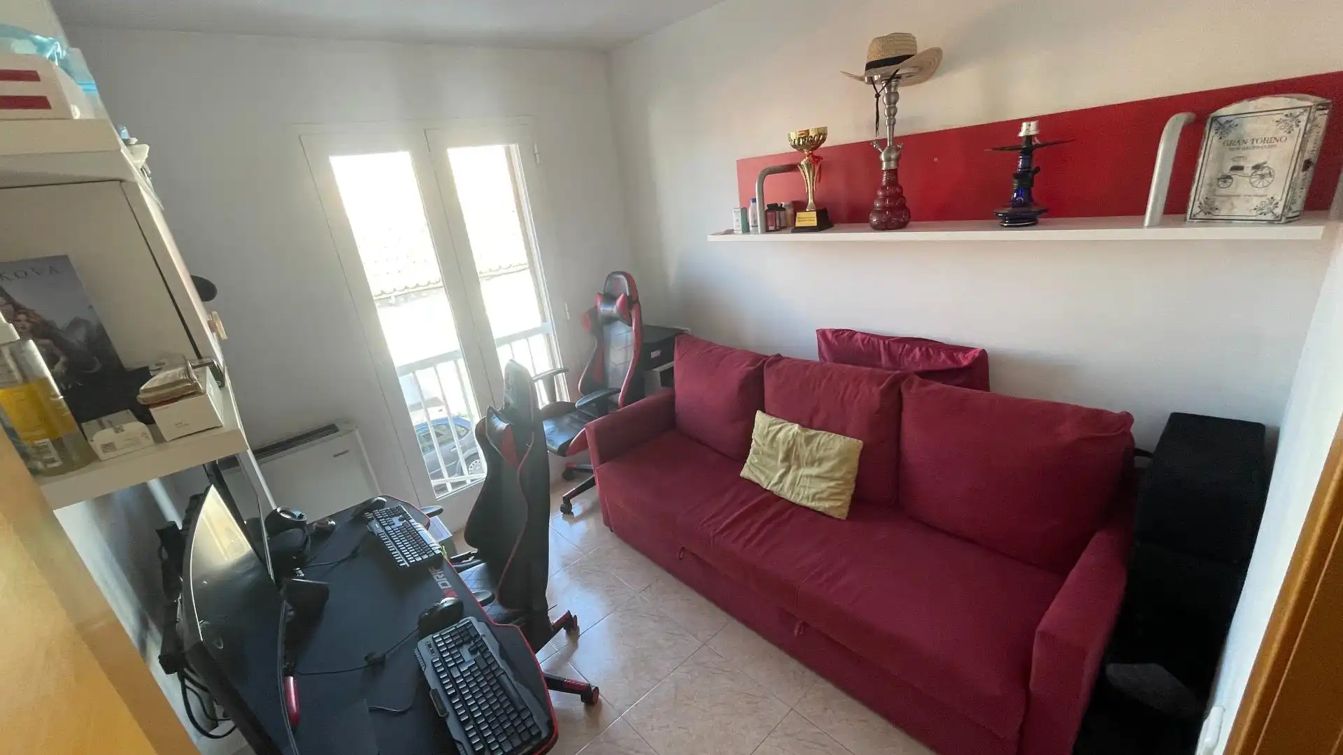 Sala de estar de Casa adosada en venta en  Palma de Mallorca con Calefacción y Amueblado